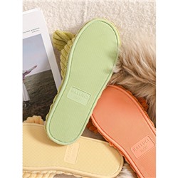 Тапочки «Вельвет» желтые