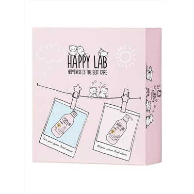 Happy Lab Набор для ухода за телом Sweet Dreams: гель для душа, жидкое мыло, 300 мл x 2