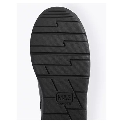 Kids’ Leather Riptape School Shoes (8 Small - 1.5 Large)