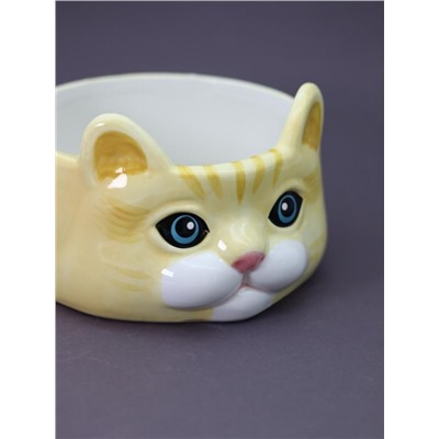 Керамическая миска для животных «Blue eyed cat», 920 ml