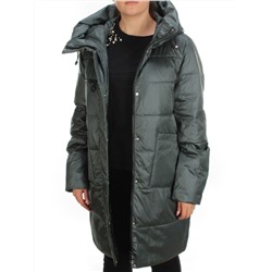 S21122 GREEN Куртка зимняя женская облегченная Y SILK TREE