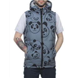 2120 GRAY Жилет мужской (100 гр. синтепон)