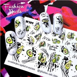 Fashion Nails, Слайдер-дизайн W109