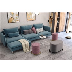 Пуф SHT-B6
                        пыльная роза / золото