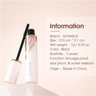 Тушь для ресниц O.TWO.O Lash Bold Volume Lifting 7 g