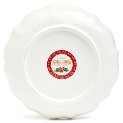 БЛЮДО LEFARD "С НОВЫМ ГОДОМ!" 16*3,5 СМ КРАСНОЕ (КОР=24ШТ.)