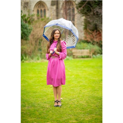 L041-033 Navy (Синий) Зонт женский трость Fulton