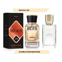 Beas U705 Ex Nihilo Fleur Narcotique edp 50 ml, Парфюм унисекс Beas U705 создан по мотивам аромата Ex Nihilo Fleur Narcotique