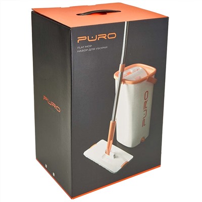 Комплект для уборки PURO FLAT MOP (Белый) 51002