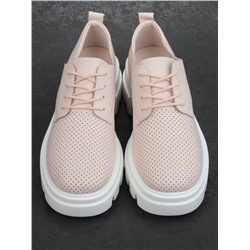 03-HY11-4D LT. PINK Полуботинки женские (натуральная кожа)