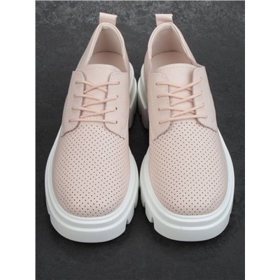 03-HY11-4D LT. PINK Полуботинки женские (натуральная кожа)