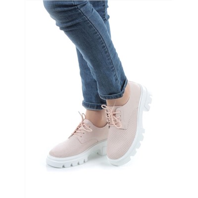 03-HY11-4D LT. PINK Полуботинки женские (натуральная кожа)