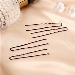 Шпильки для волос «Классик», набор 40 шт., мини, 6 см, чёрные