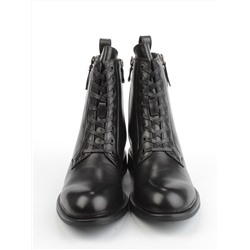 04-M3-1492 BLACK Ботинки зимние женские (натуральная кожа, натуральный мех)
