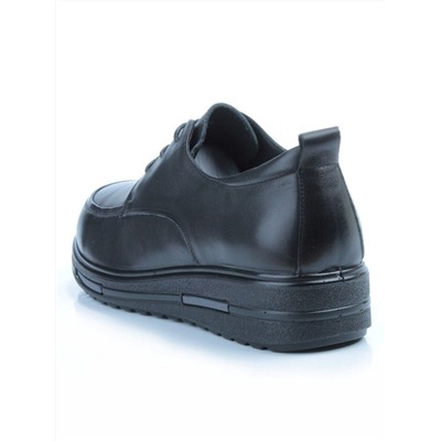 03-5067 BLACK Полуботинки женские (натуральная кожа)
