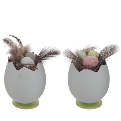 GAEM Изделие декоративное "Яйцо пасхальное", L6 W6 H8 см, 2в.