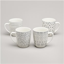 НАБОР КРУЖЕК BRONCO "DREAMS" 32 ШТ. 360 МЛ.