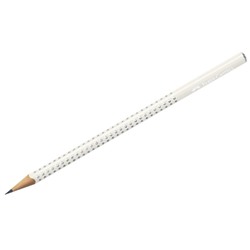 Карандаш ч/г Faber-Castell "Sparkle" В, трехгран., заточен., кокосовое молоко