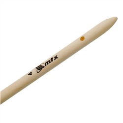 Кисть круглая № 4 (25 мм) натуральная щетина, деревянная ручка MTX