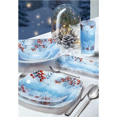 Тарелка малая «Морозные узоры»