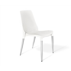 Стул SHT-ST75/S424-C
                        белый / хром лак