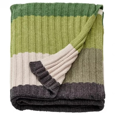 Плед серо-зеленый, FJALLTRIFT Throw Grey/Green, произв. IKEA