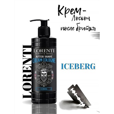 LORENTI Крем-лосьон после бритья ICEBERG, 400 мл