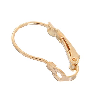 Швензы для сережек с французской застёжкой, 19 мм (набор 5 пар), цвет золото