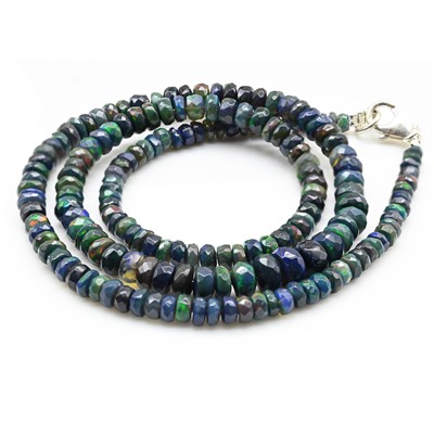 Украшение из Опала черного, 47см, 10,8г