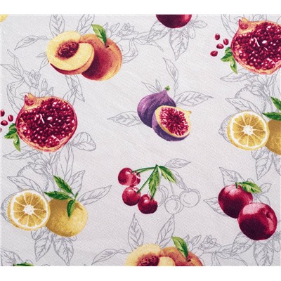 Скатерть рогожка Спелые фрукты 1 Текс-Дизайн