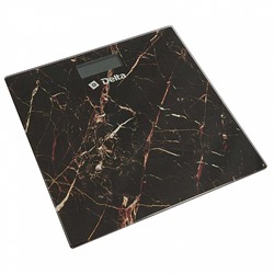 Весы 180 кг 30×30 см электронные напольные DELTA D-9007 "Black onix"