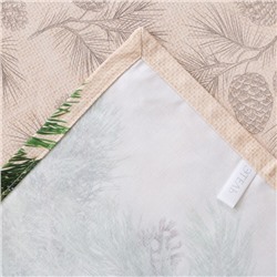 Скатерть новогодняя "Этель" Еловые ветви 110х148+/- 3см, 100% хл, саржа 190 гр/м2