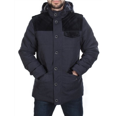 J830111 DEEP BLUE  Куртка-жилет мужская зимняя NEW B BEK (100 гр. синтепон и искусственный мех)