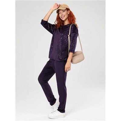 Костюм Вениса жаккард сливовый ИвК