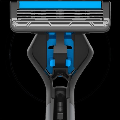 Кассеты для бритвы DORCO PACE-3 CROSS (4 шт.) (аналог BiC-3 Hybrid), TRC1040