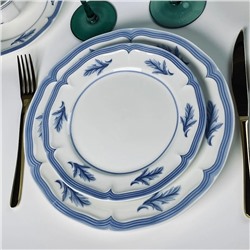 305-263 Набор из 6 тарелок 21,5х2,5см АНДОРРА в под.уп.(х6)Фарфор