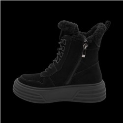 Ботинки на меху ZD23 черные