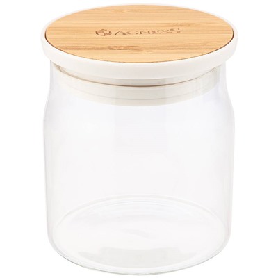 ЕМКОСТЬ ДЛЯ ПИЩЕВЫХ ПРОДУКТОВ AGNESS "NATIVE" D=9.45СМ H=10.8СМ, 400 МЛ