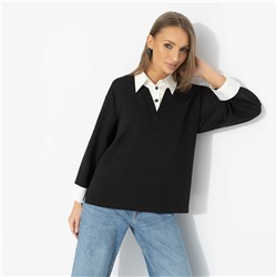 Блуза с имитацией многослойности, Легенда в кадре (эталон)