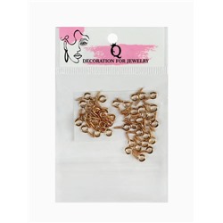 Держатель для кулона винтовой СМ-934, набор 50 шт. 1.2×0.5×0.1 см, цвет золото