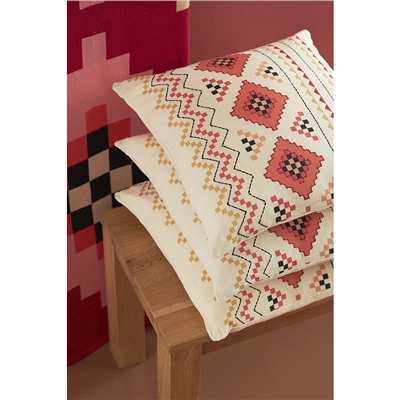 Подушка декоративная по мотивам башкирских орнаментов из коллекции Cultural Heritage, 45х45 см