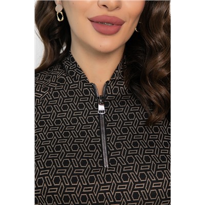 Платье Изящный образ (коричневое) П13749-19М