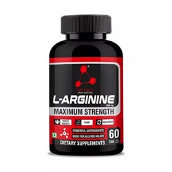 Л-аргинин (60 таб, 1000 мг), L-Arginine Maximum Strength, произв. Mypro Sport Nutrition