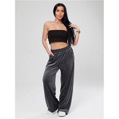 Женские брюки Марлена макси / серый