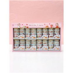 Набор декоративного скотча 10 шт. "Food stories", dog, шоу-бокс 8 шт.