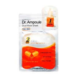 Etude Маска тканевая двухфазная / Dr. Ampoule Dual Mask Sheet, 24 мл