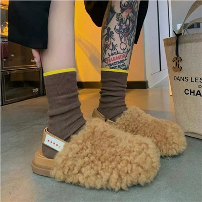 Autumn and winter light luxury retro double -needle contrasting pile socks, coloring wild trendy socks, modern men and women color socks, socks in the mouth
