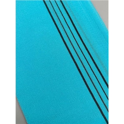 Bath Towel Мочалка-полотенце для душа с пилинг-эффектом / Long Exfoliating Towel, голубой