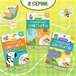 Обучающая книга «Графические диктанты. 1 уровень», 24 стр.