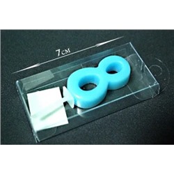 128-073 Свеча  Цифра восемь  в под.уп.(х480) Парафин